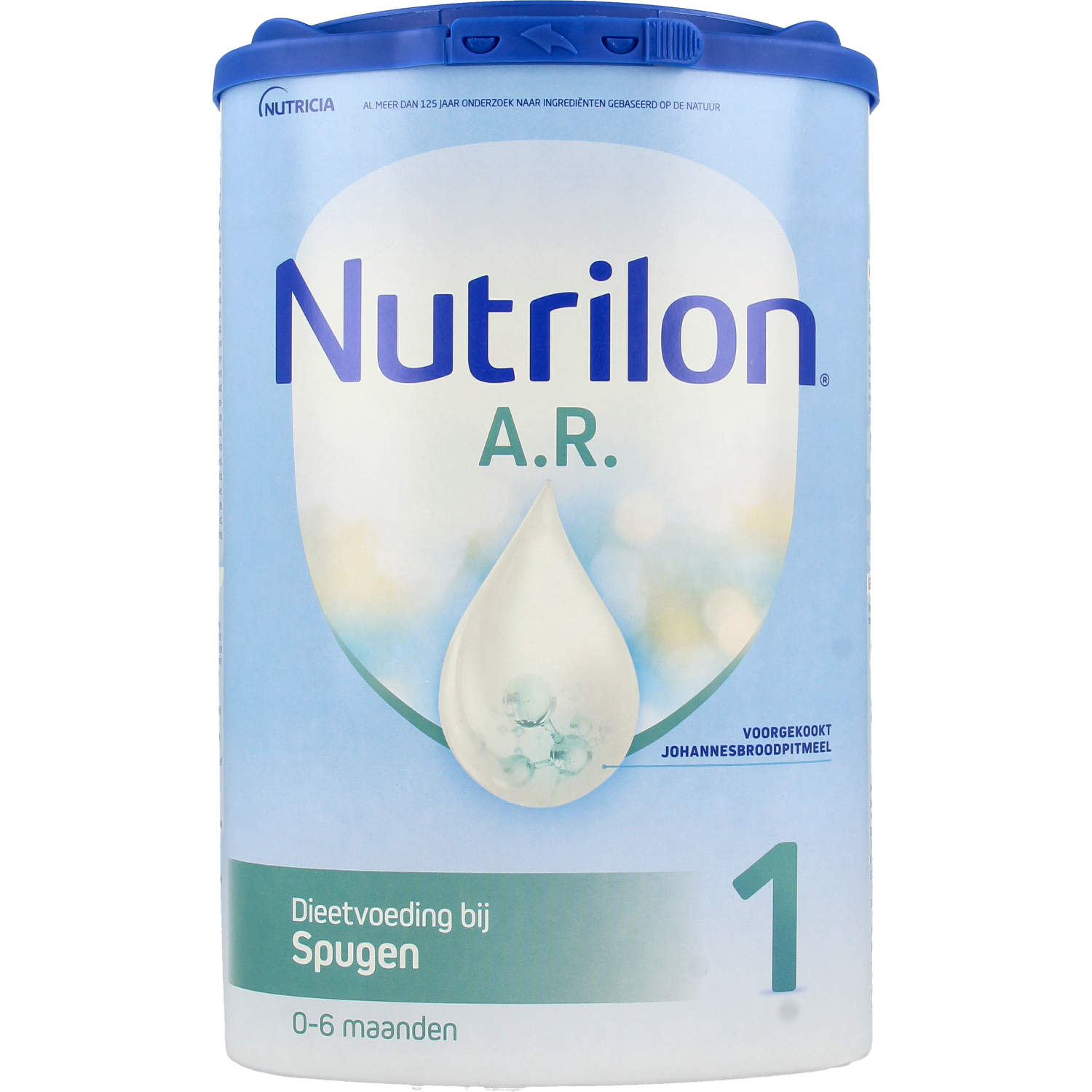 Nutrilon A.R. 1 baby and toddler formula in 800g package, visible on the product packaging.