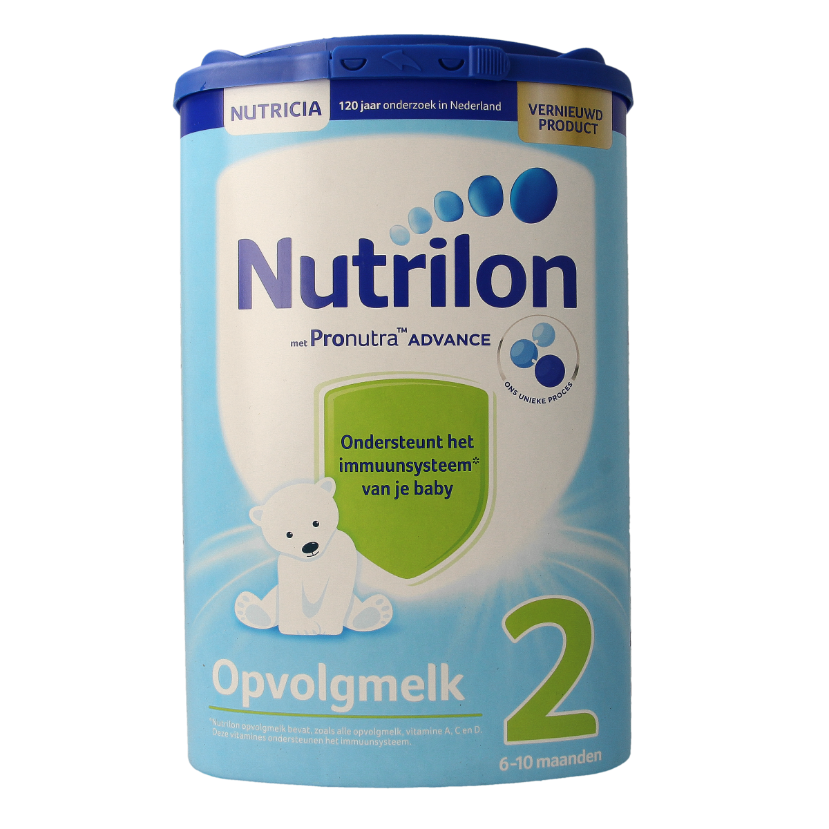 Nutrilon Standaard 2 opvolgmelk baby voeding, 800g, carton of powdered infant formula from Nutrilon.