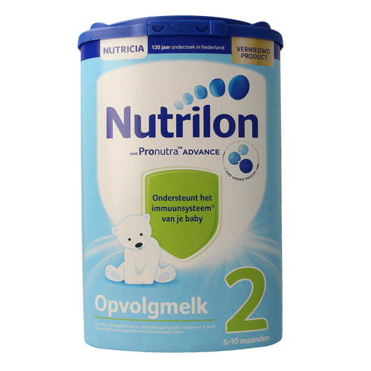 Nutrilon Standaard 2 opvolgmelk baby voeding, 800g, carton of powdered infant formula from Nutrilon.