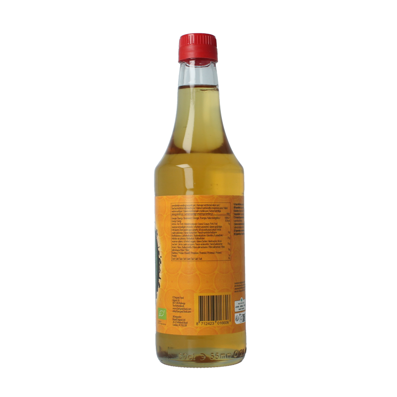 Organic Yakso Agave syrup in a 480ml bottle, a natural sweetener for sauces and flavorings.