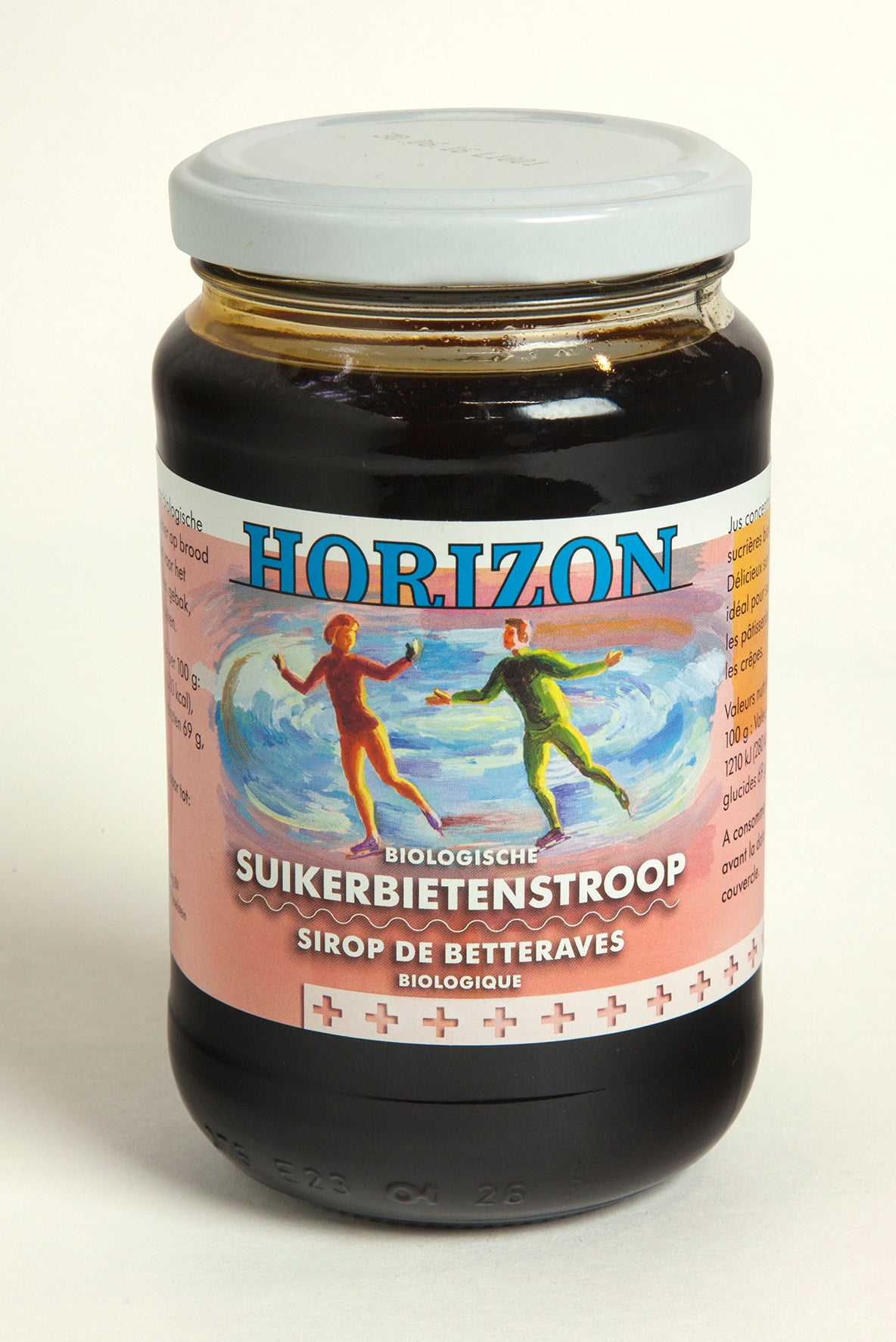 Horizon organic sugar beet syrup in a 450g jar, natural sweetener from suikers en zoetstoffen category, shown in the image.