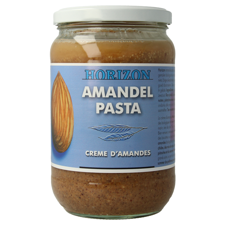Horizon organic almond spread on bread, 650 grams, natural and creamy almond paste for breakfast or snacks.