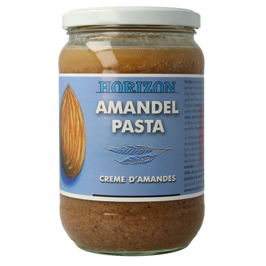 Horizon organic almond spread on bread, 650 grams, natural and creamy almond paste for breakfast or snacks.