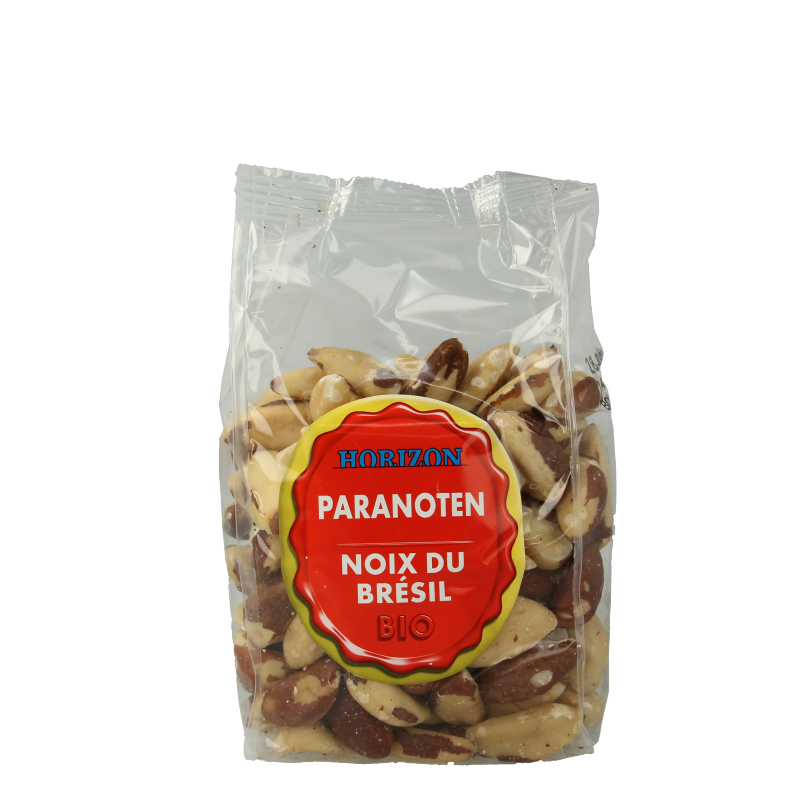 Horizon Paranoten bio raw superfood in 400g package, natural superfood with visible grains in a clear bag