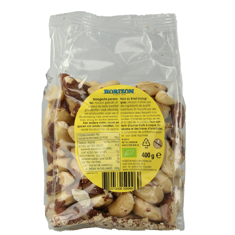 Horizon Paranoten bio raw superfoods in a 400g package, natural and healthy superfood product with packaging label.