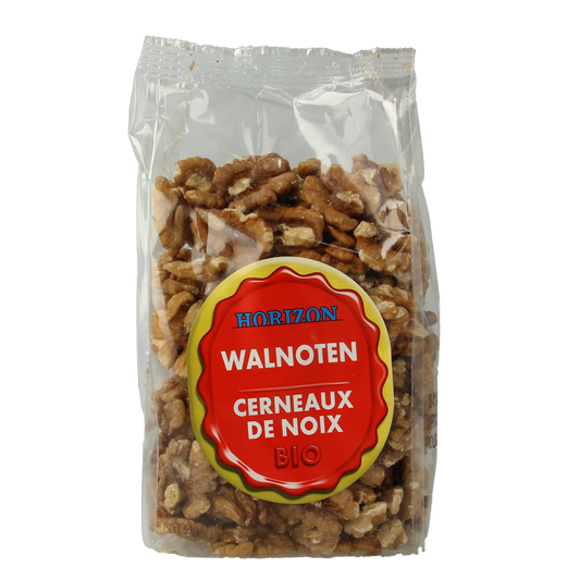 Horizon organic walnuts in a 300g bag, raw superfood, showing fresh, whole walnuts with textured shells.