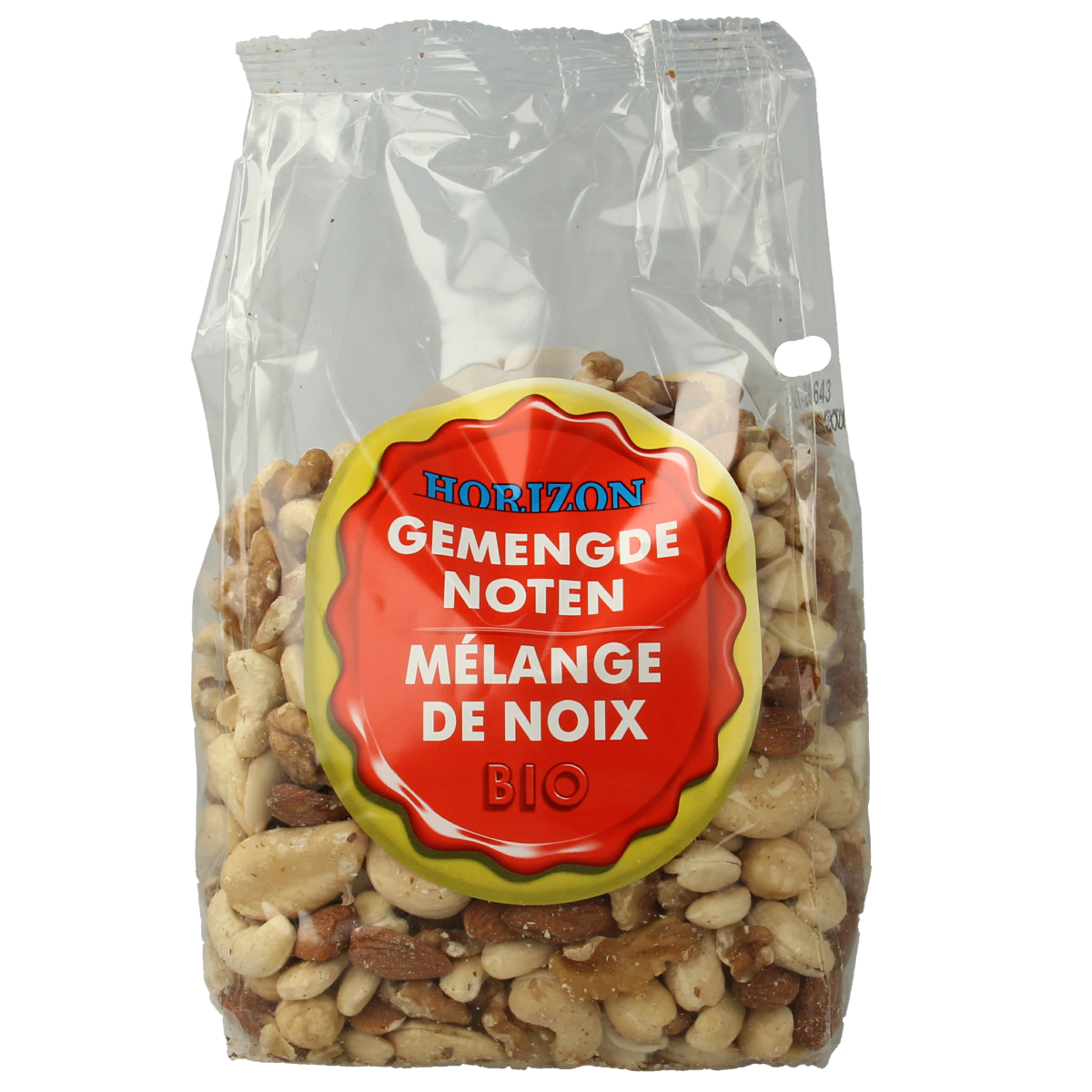 Horizon organic mixed nuts, raw superfoods in an 800g package, display a variety of whole nuts and seeds in a clear container.