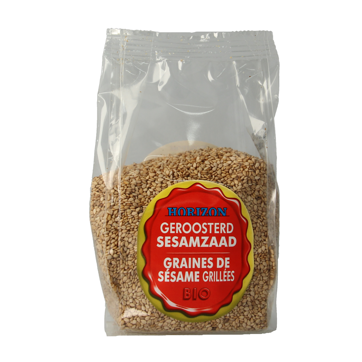 Horizon organic toasted sesame seeds in 200g package, raw superfood for healthy cooking and snacking.
