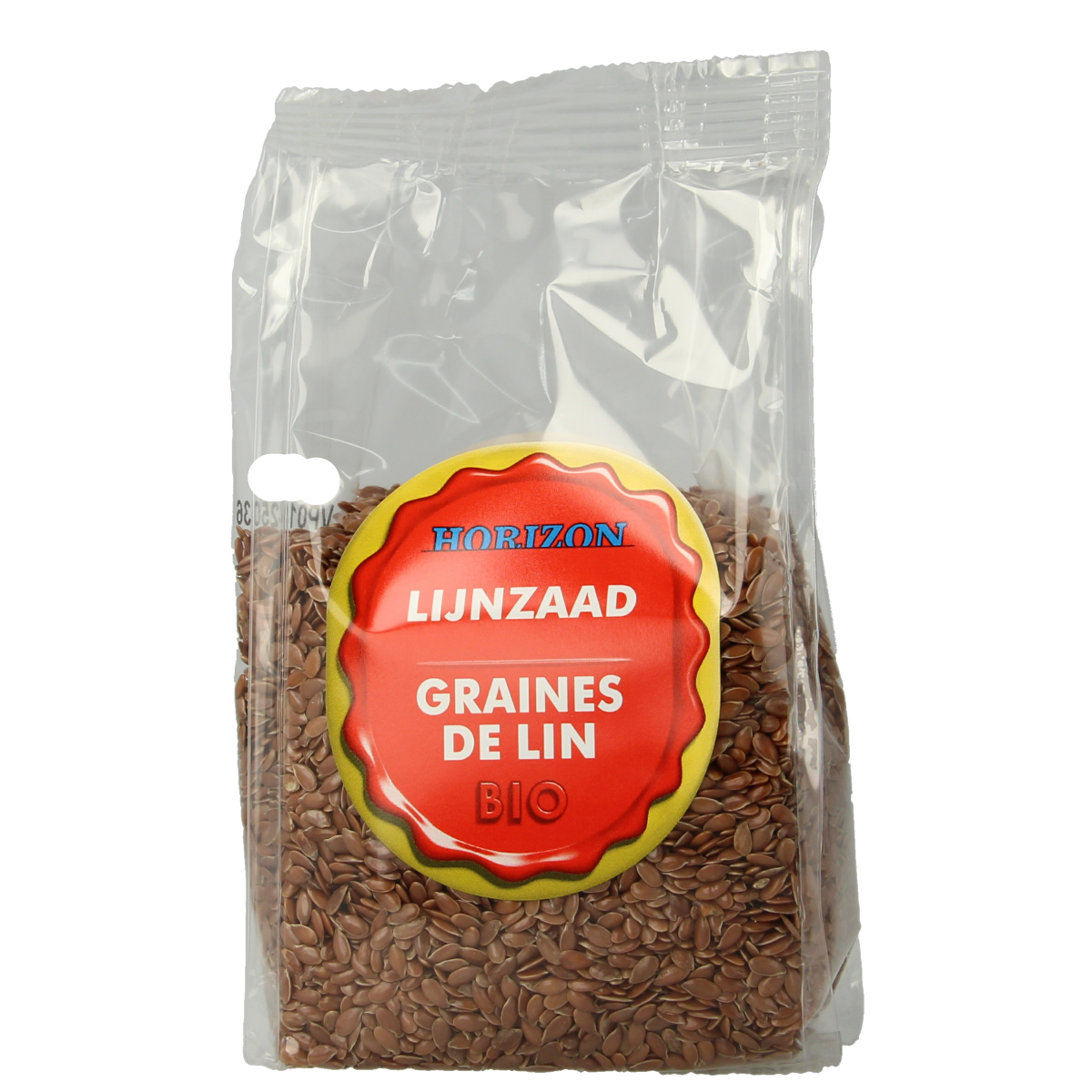 Organic Horizon raw linseed (flaxseed) in a 200g package, healthy superfood rich in omega-3 and fiber.