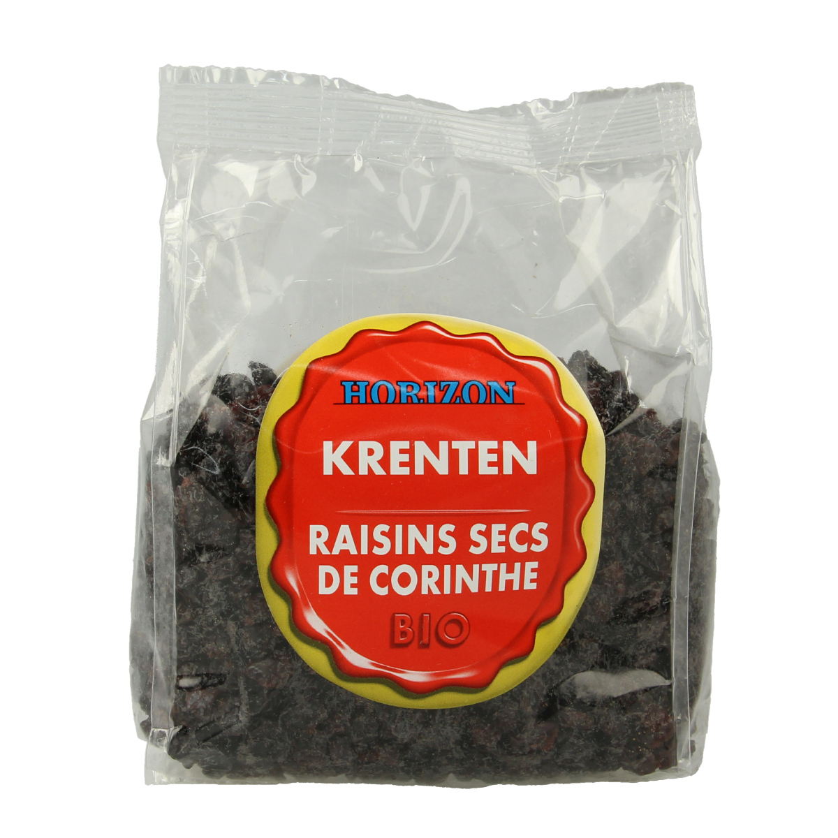 Organic Horizon Krenten potatoes in 250g package, fresh aardappelen and groente, with the barcode 8712439500687.