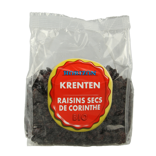 Organic Horizon Krenten potatoes in 250g package, fresh aardappelen and groente, with the barcode 8712439500687.