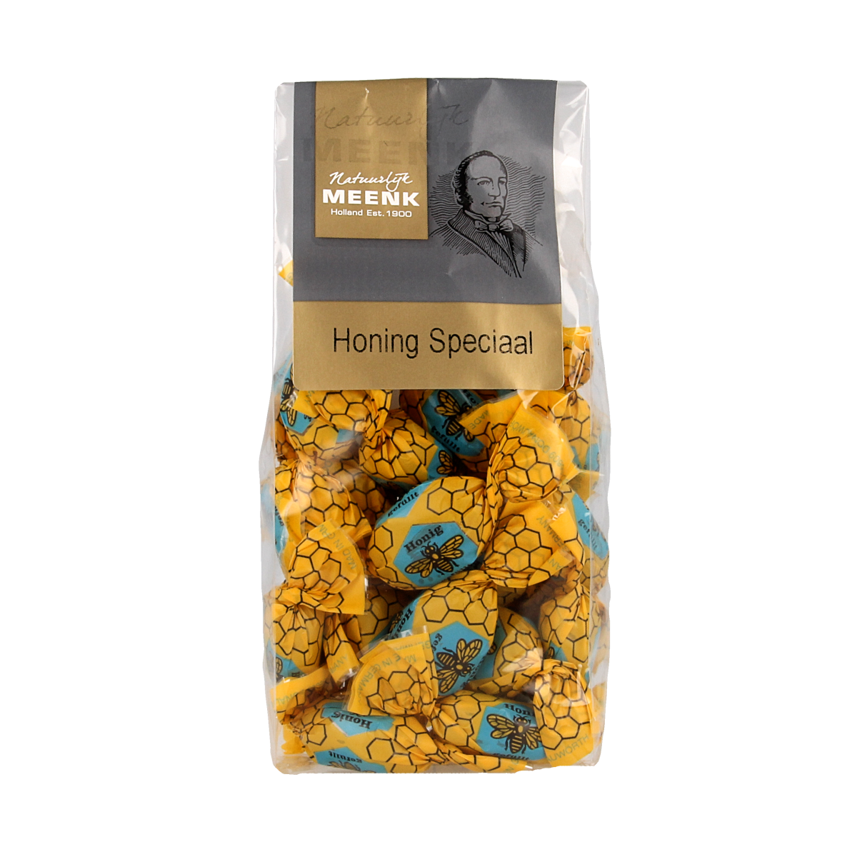 Kindly's Honing Speciaal, 120g, Dutch candy with honey flavor, in colorful packaging featuring sweet and chewy texture.