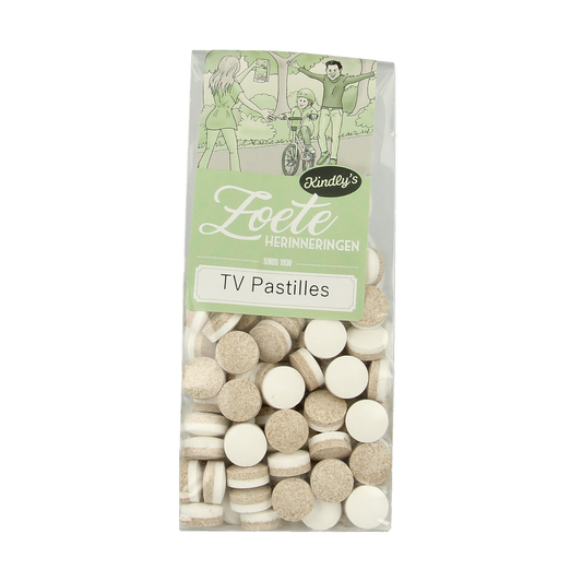 Kindly's zoete herinnering TV pastilles in 170g package, colorful candy treats from the Kindly's snoepgoed collection.