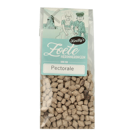 Kindly's Pectorale zoete herinneringen candy box with colorful, assorted soft candies in a 170g package.