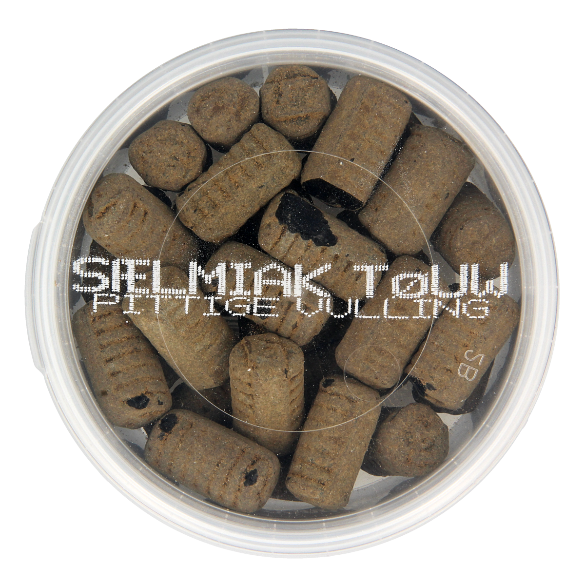 Kindly's Salmiak touw candy in a 110g package, salty licorice rope, displayed on a neutral background.