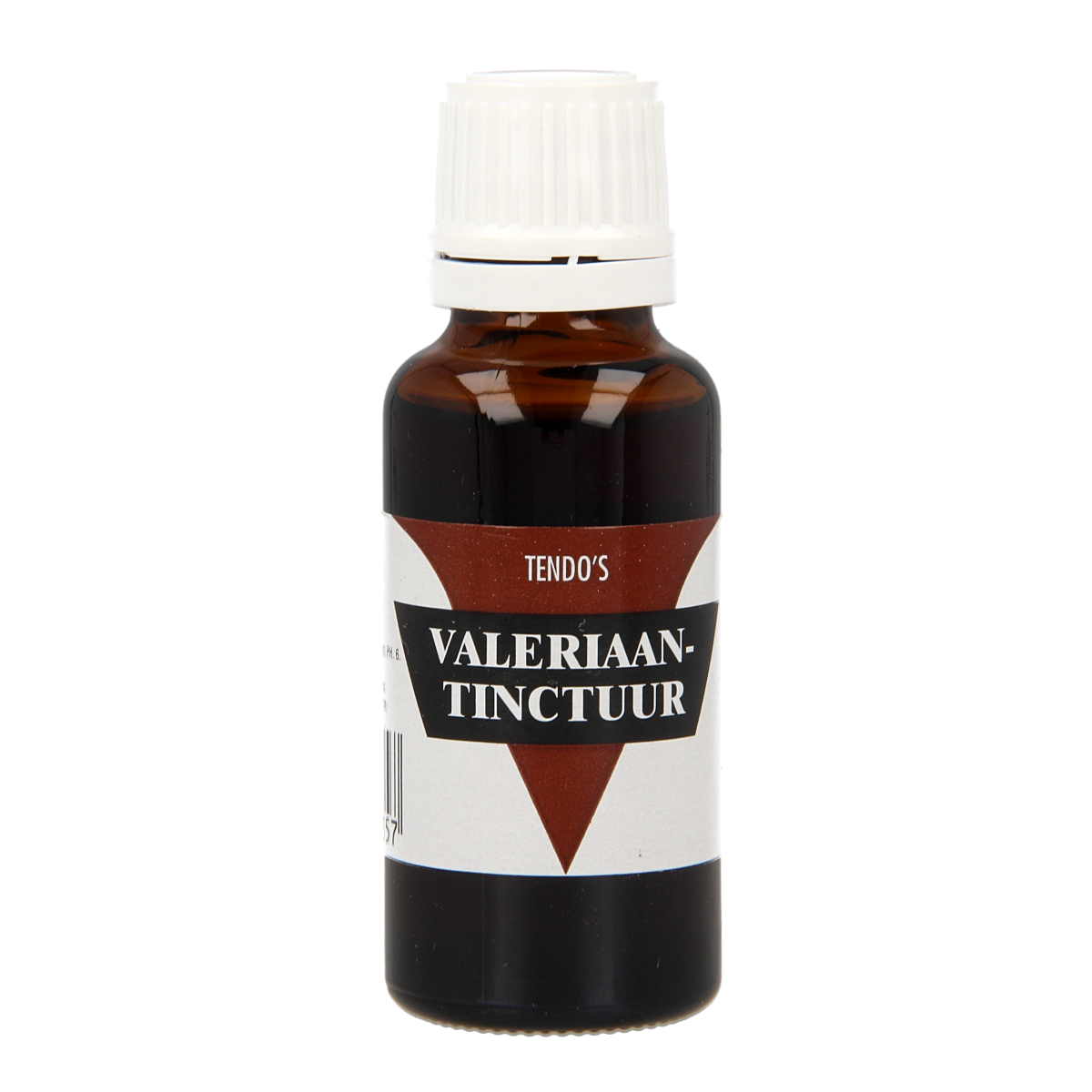 BT'S Valeriaan tinctuur in a 25ml bottle, herbal supplement for relaxation, from BT'S kruidenpreparaten.