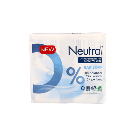 Neutral Zeeptablet duo soap, 2 x 100g, natural cleansing bar with neutral skincare benefits, shown in the product image.