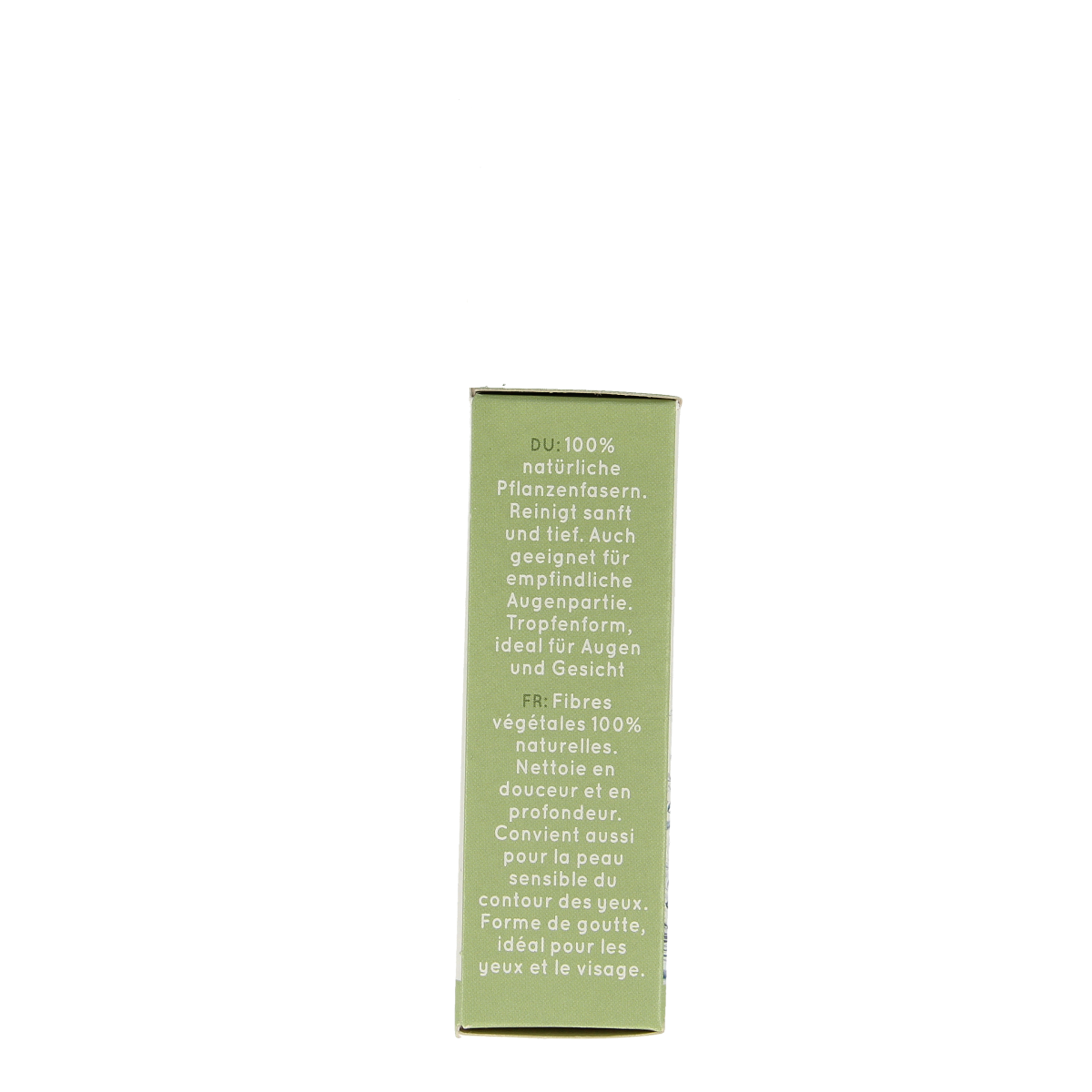 Skoon green tea bio konjac sponge for facial cleansing, natural and eco-friendly skincare product.