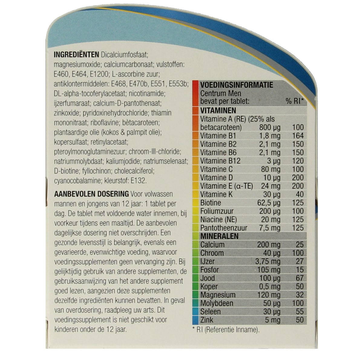 Centrum Men Advanced multivitamin tablets for men, showing 30 tablets in the package.