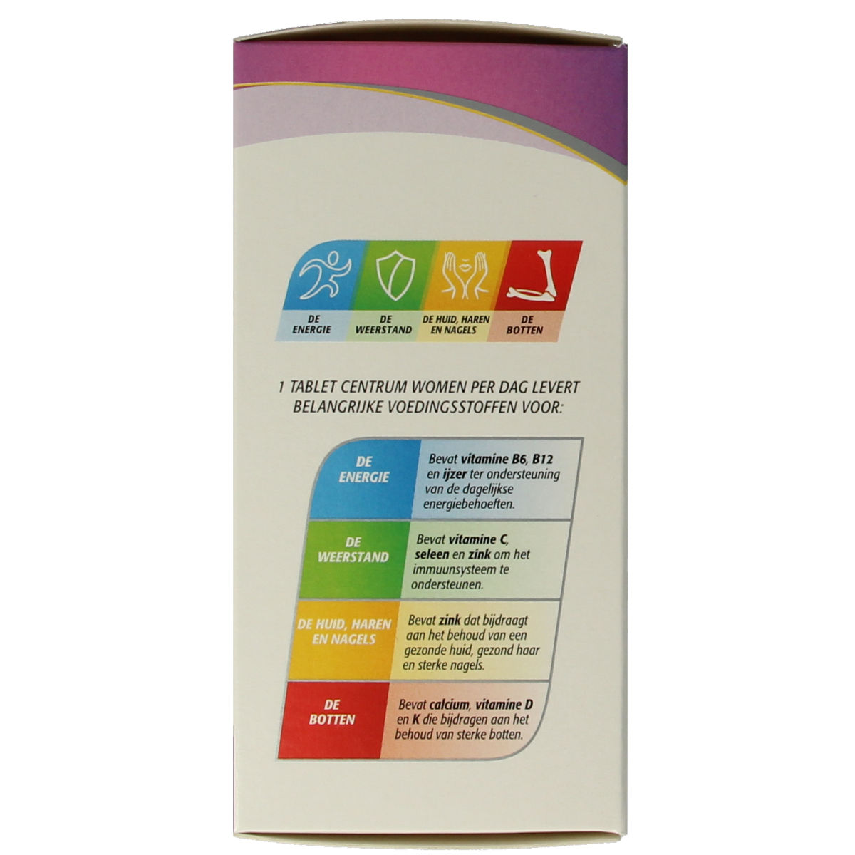Centrum Women Advanced multivitamin tablets, dietary supplement in a bottle, designed for women's health and daily nutrition.