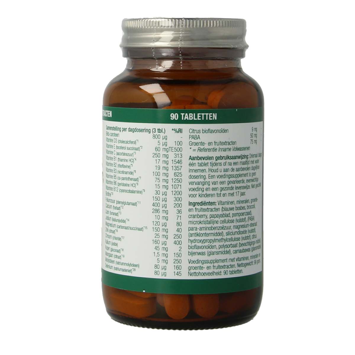 Essential Organics Men Plex 50+ multivitamin tablets in a bottle, designed for men's health and daily nutritional support.
