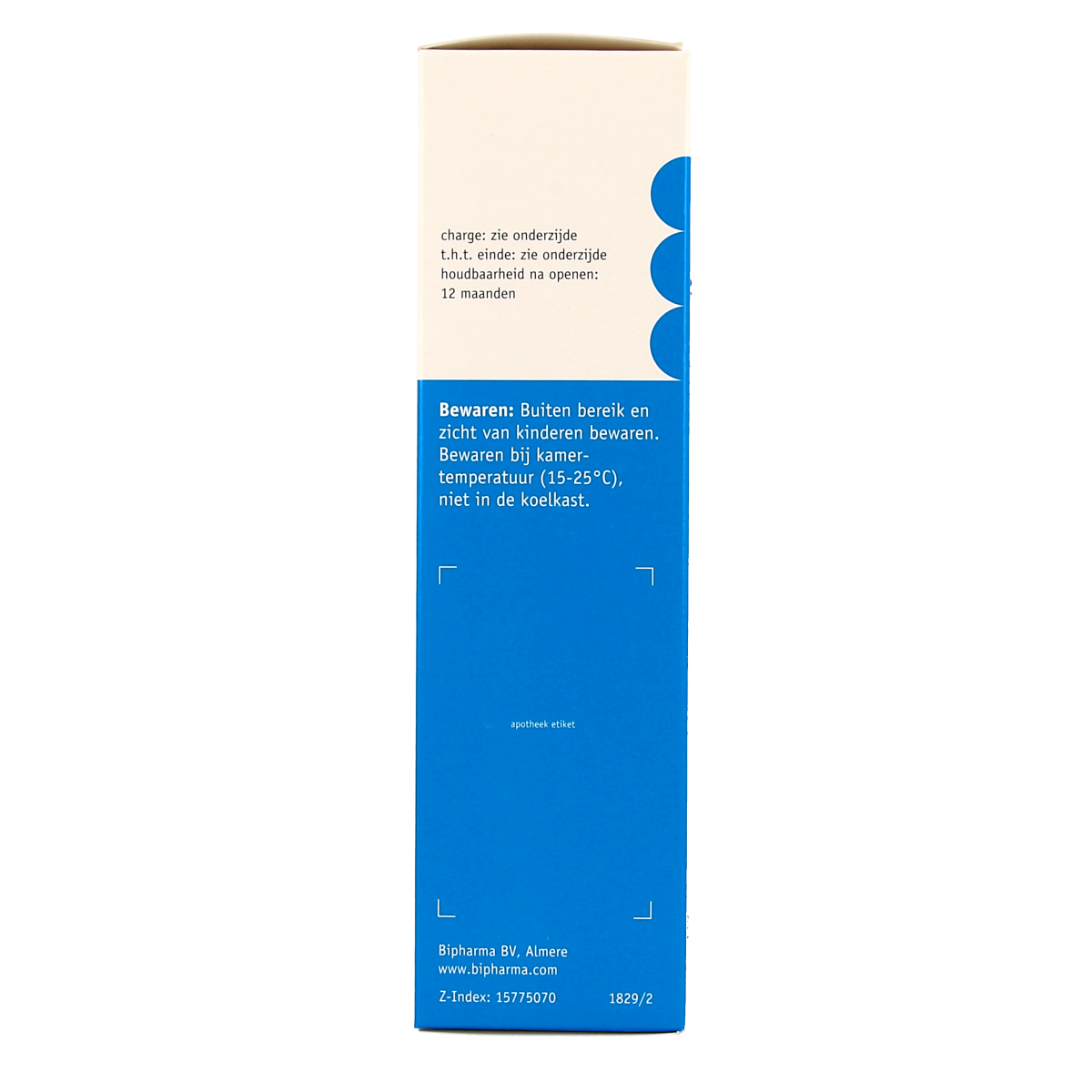 Bipharma Cetomacrogol vetcreme 10% in a 100g tube, moisturizing body cream for skin care and hydration.