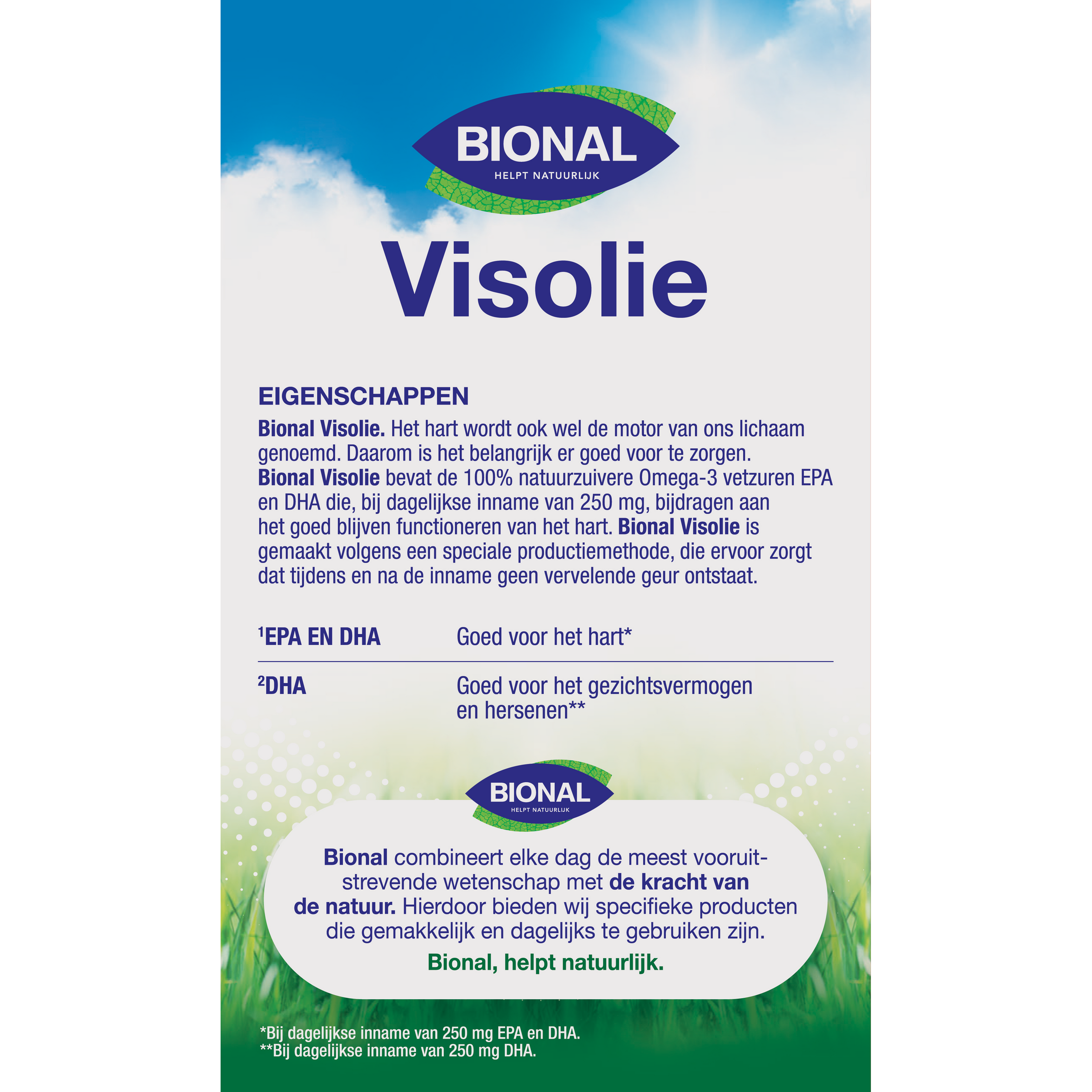 Bional Visolie 100 capsules of essential fatty acids in a white bottle with blue label, shown in the image.