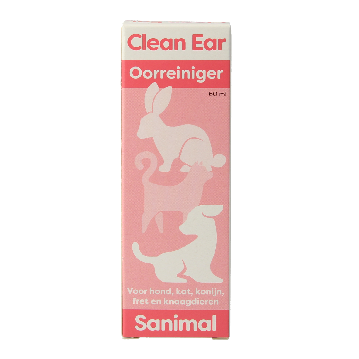 Sire Clean ear solution in 60ml bottle, designed for pet ear care, with a clear label and cap, for gentle cleaning of pets' ears.