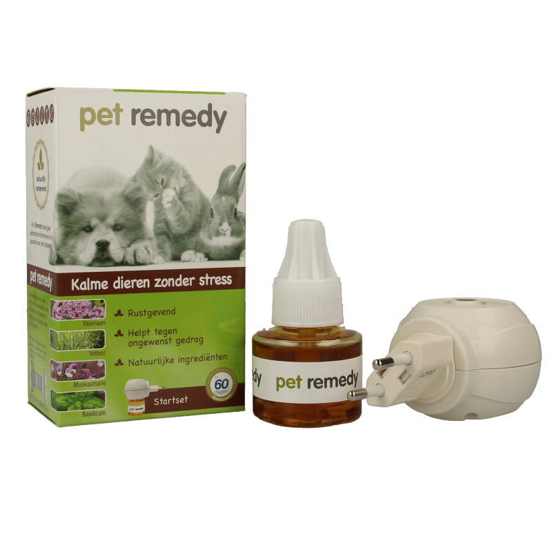 Pet Remedy Verdamper with refill set for pets, humane calming diffuser for animal relaxation and stress relief.