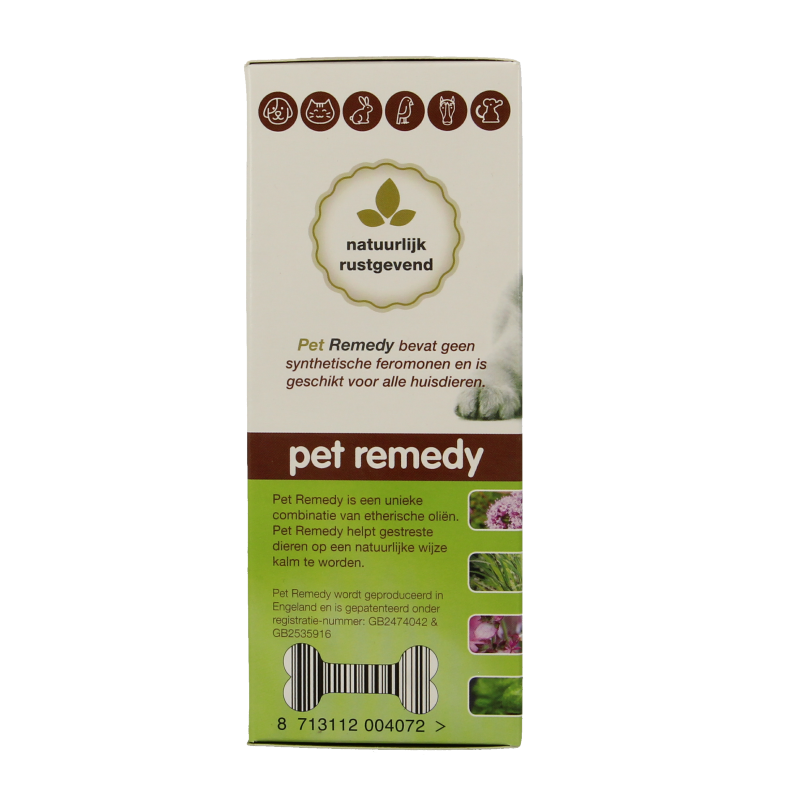 Pet Remedy Verdamper with refill set for pet care, featuring a white diffuser and refill bottles for calming pet environments.