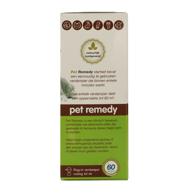 Pet Remedy Verdamper with refill set for pet calming and relaxation, in a compact device used for pet care.