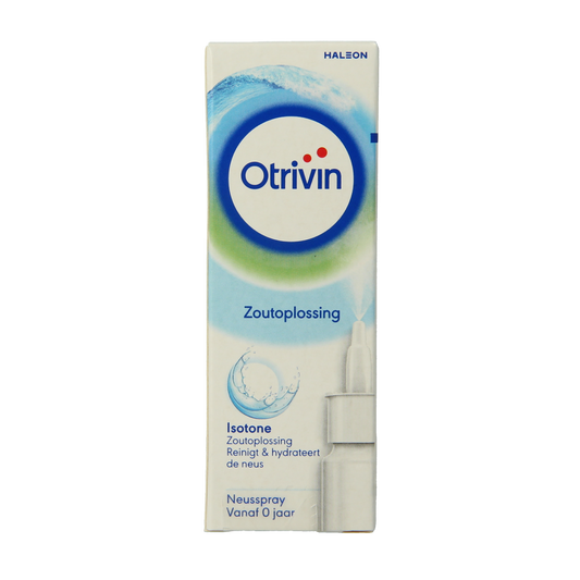 Otrivin zoutoplossing neusspray 15 ml in spray bottle, nasal care and inhalation product for congestion relief
