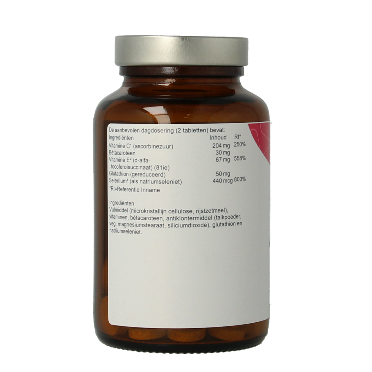 TS Choice antioxidant complex tablets, multivitamin supplement with 60 capsules, supporting overall health and wellness.