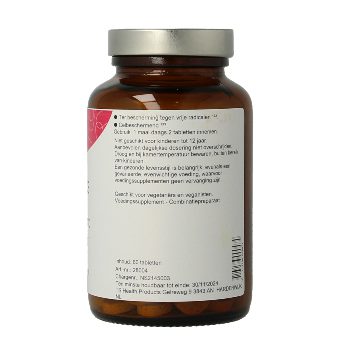TS Choice antioxidant complex tablets, daily multivitamin supplement with 60 capsules, for immune support and overall wellness
