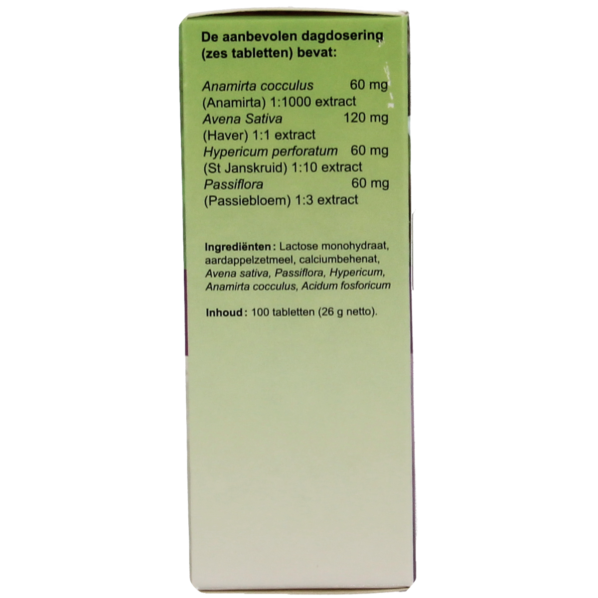 Pflüger Nervoregin 100 mg herbal tablets in a blister pack, natural herbal remedy for nerve health and relaxation.