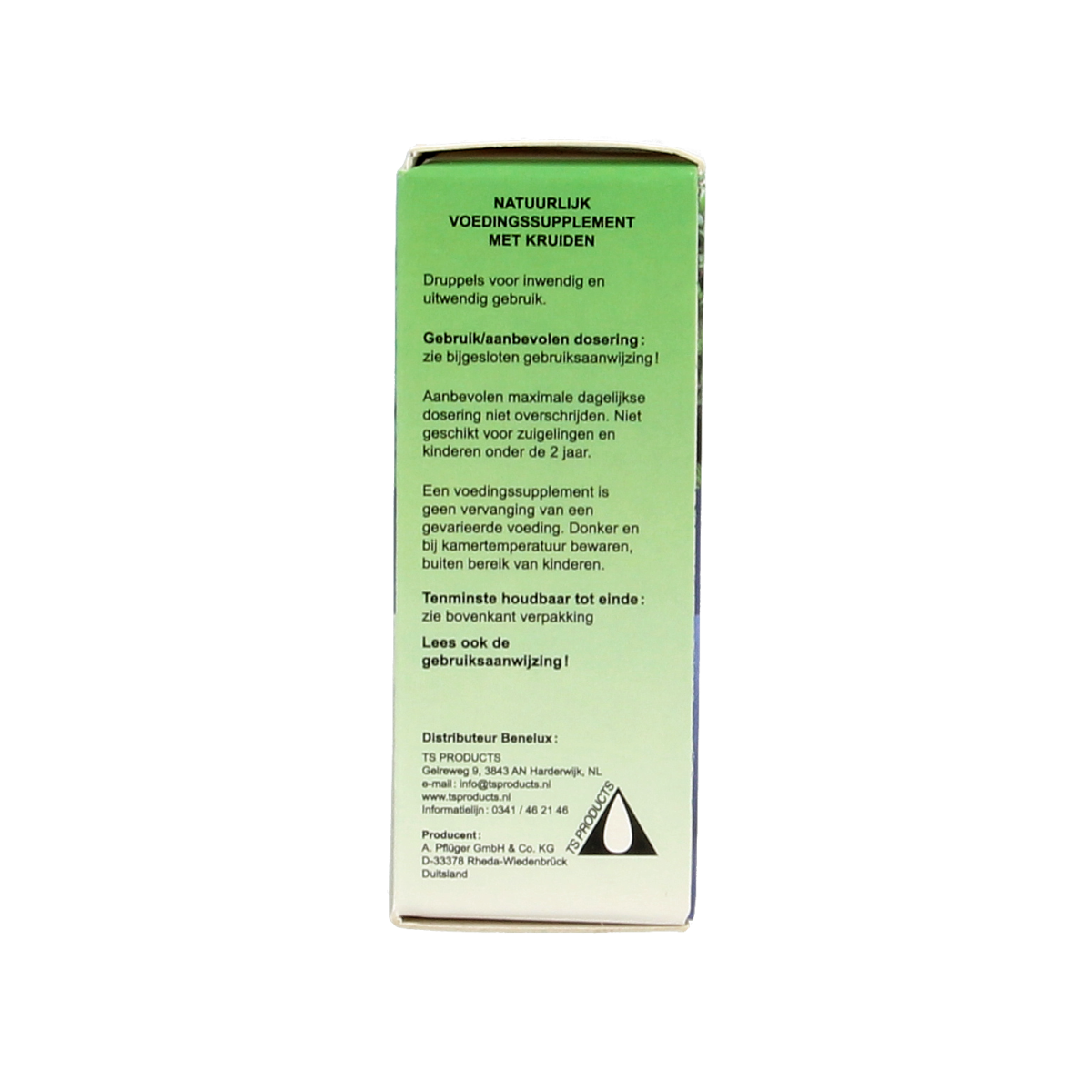 Pflüger Orient olie 10ml herbal preparation in a small glass bottle with dropper cap, focused on the product label.