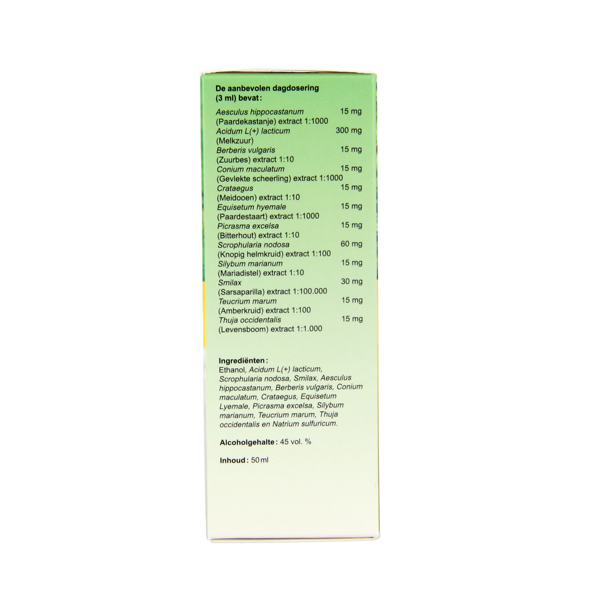 Pflüger Tumoglin herbal preparation in a 50ml bottle, showcasing the product label and packaging for natural herbal remedy.