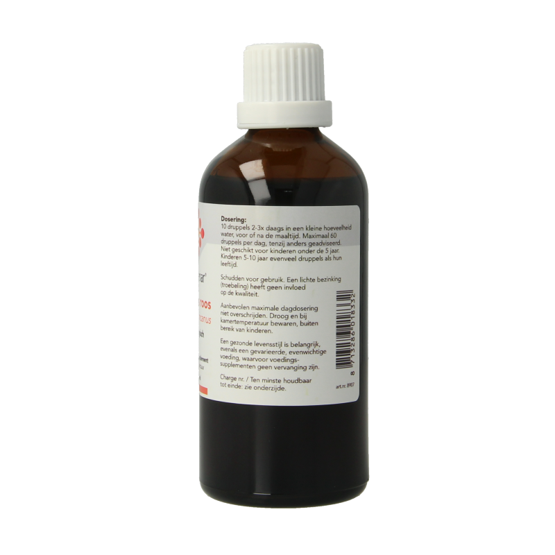Epigenar Cistus incanus tinctuur in 100ml bottle, organic herbal supplement from Epigenar, with herbal extract and dropper cap visible.