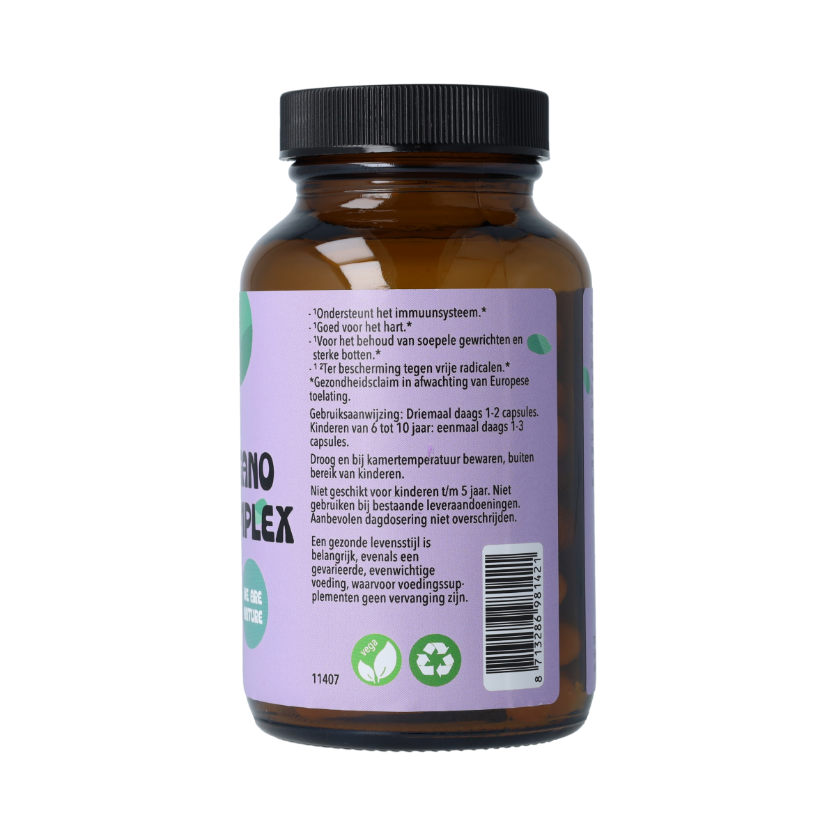De Cruydhof Curcuma Oregano Quercetine complex vegetarische capsules, voedingssupplement met kruidenpreparaten in capsulevorm