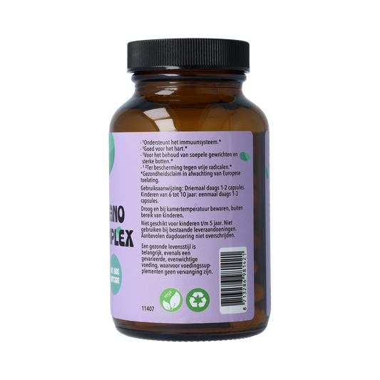 De Cruydhof Curcuma Oregano Quercetine complex vegetarische capsules, voedingssupplement met kruidenpreparaten in capsulevorm