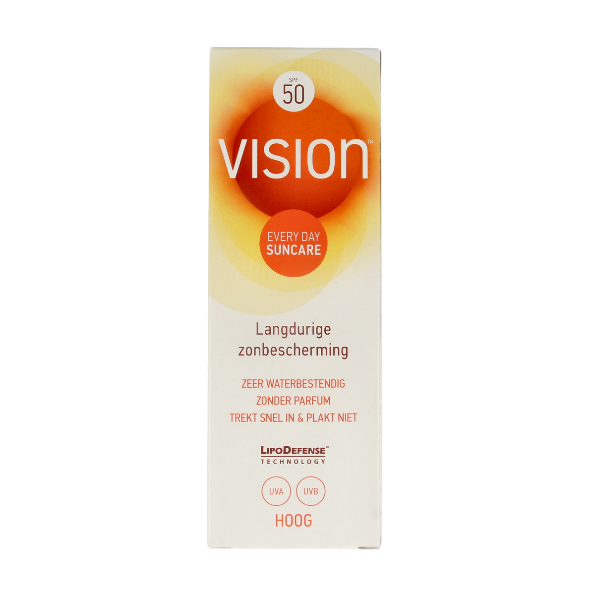 Vision High SPF50 sunscreen lotion in 180ml bottle, sunscreen product by Vision with protective sun care formula.