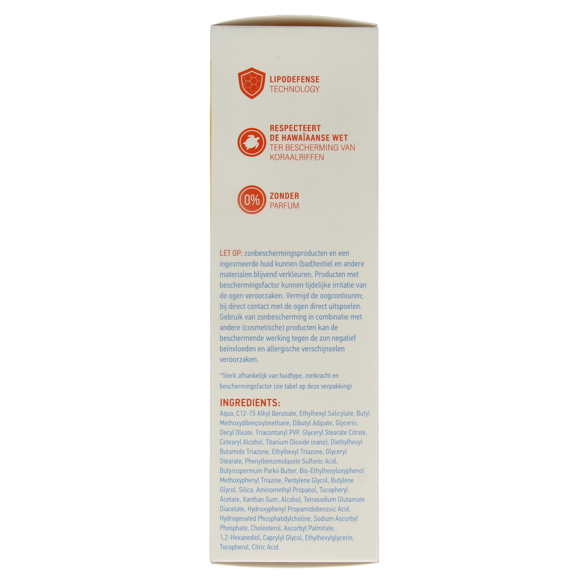 Vision high sensitive SPF30 sunscreen lotion in 180ml bottle, suitable for sensitive skin, with protective sun care properties.