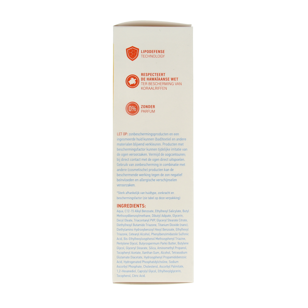 Vision high sensitive SPF50+ sun lotion in 185ml bottle, designed for sensitive skin, with protective broad-spectrum sunblock.