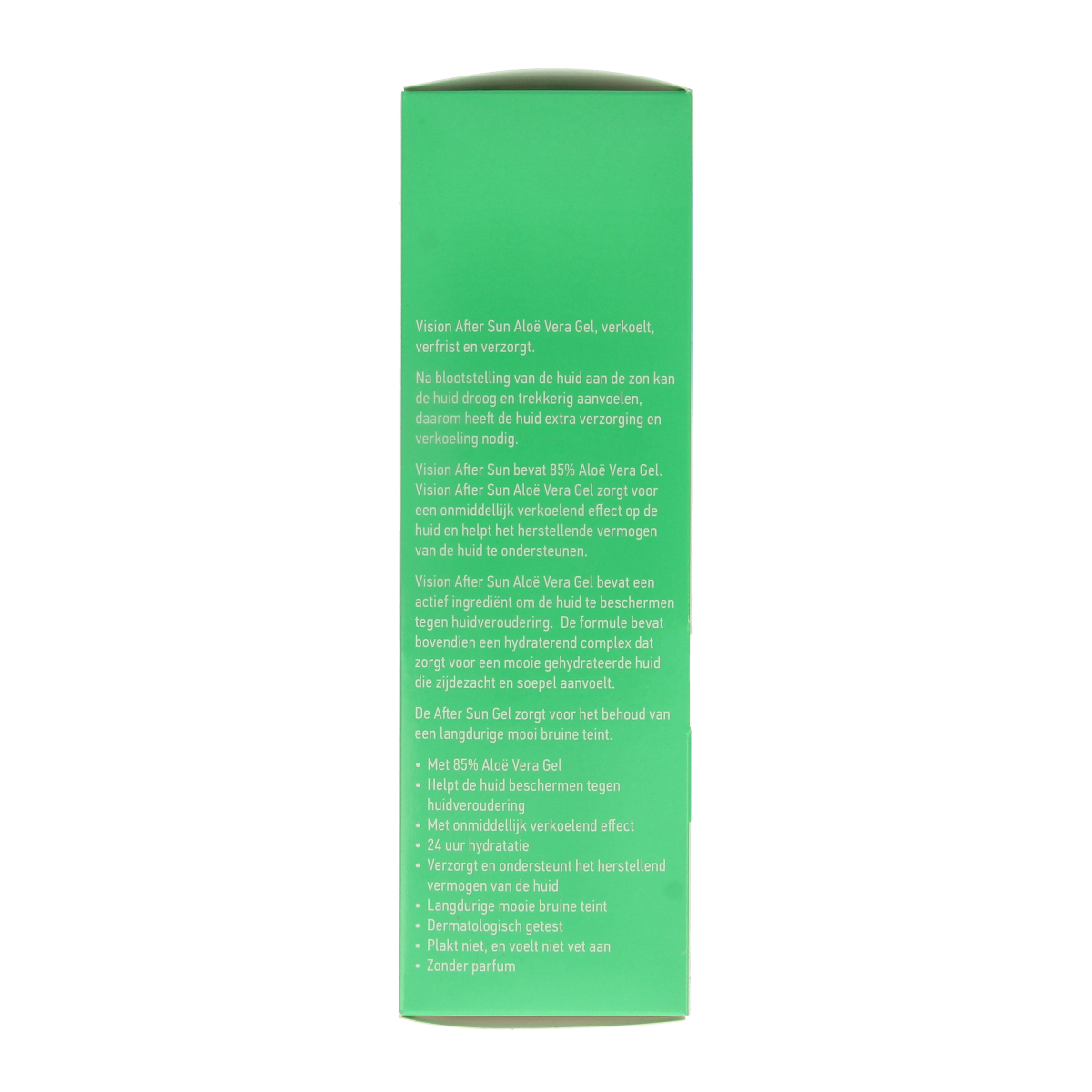 Vision Aftersun aloe vera gel in a 180ml bottle, cooling skin soothing product for sun-exposed skin.