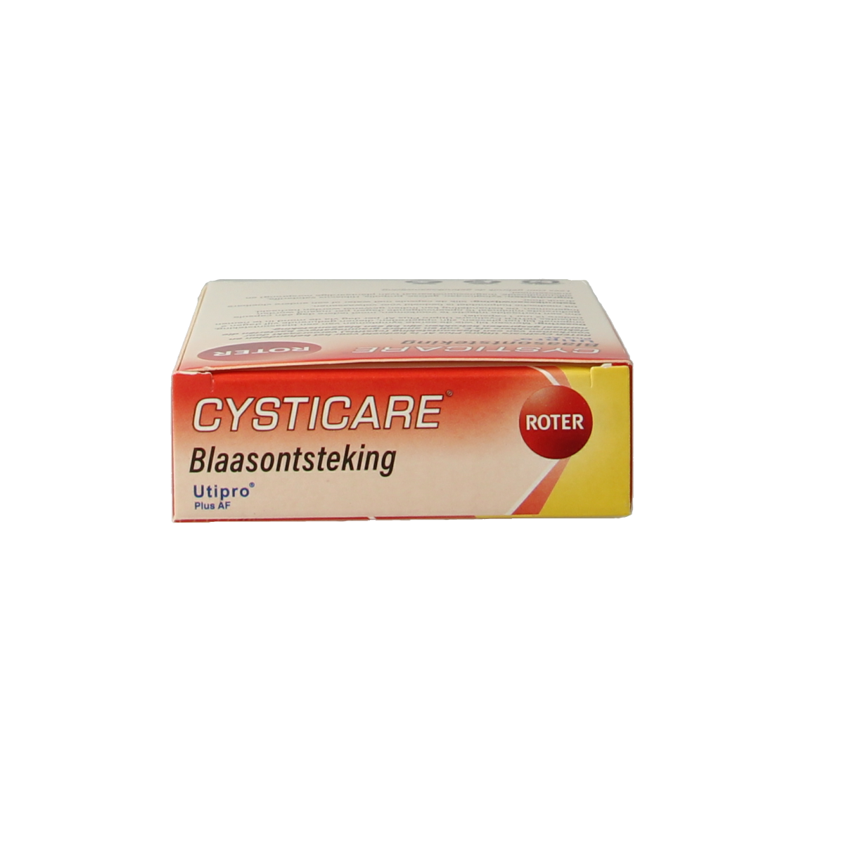 Roter Cysticare herbal supplement capsules in a bottle, natural ingredients, designed for urinary health support.
