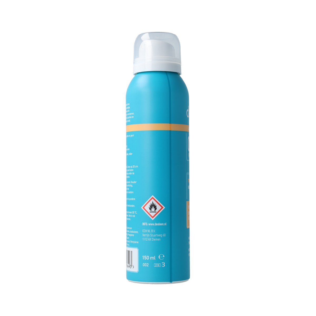 Deoleen Deodorant Spray Intense Protect 150ml bottle, providing long-lasting freshness and odor protection.