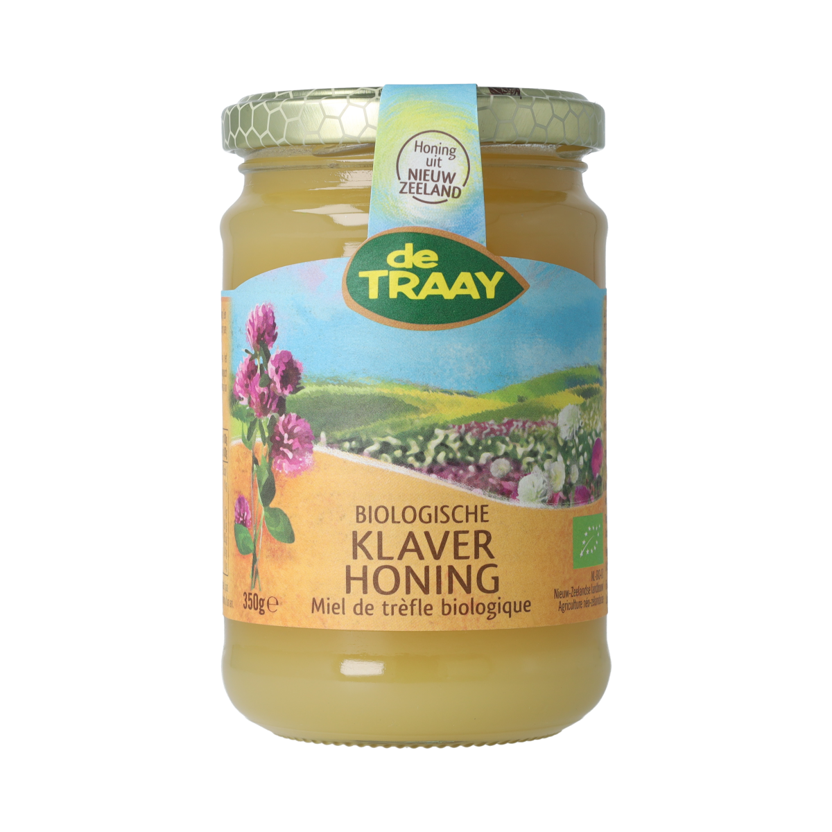 de Traay Klaver- met bloemenhoning bio 350.00 Gram