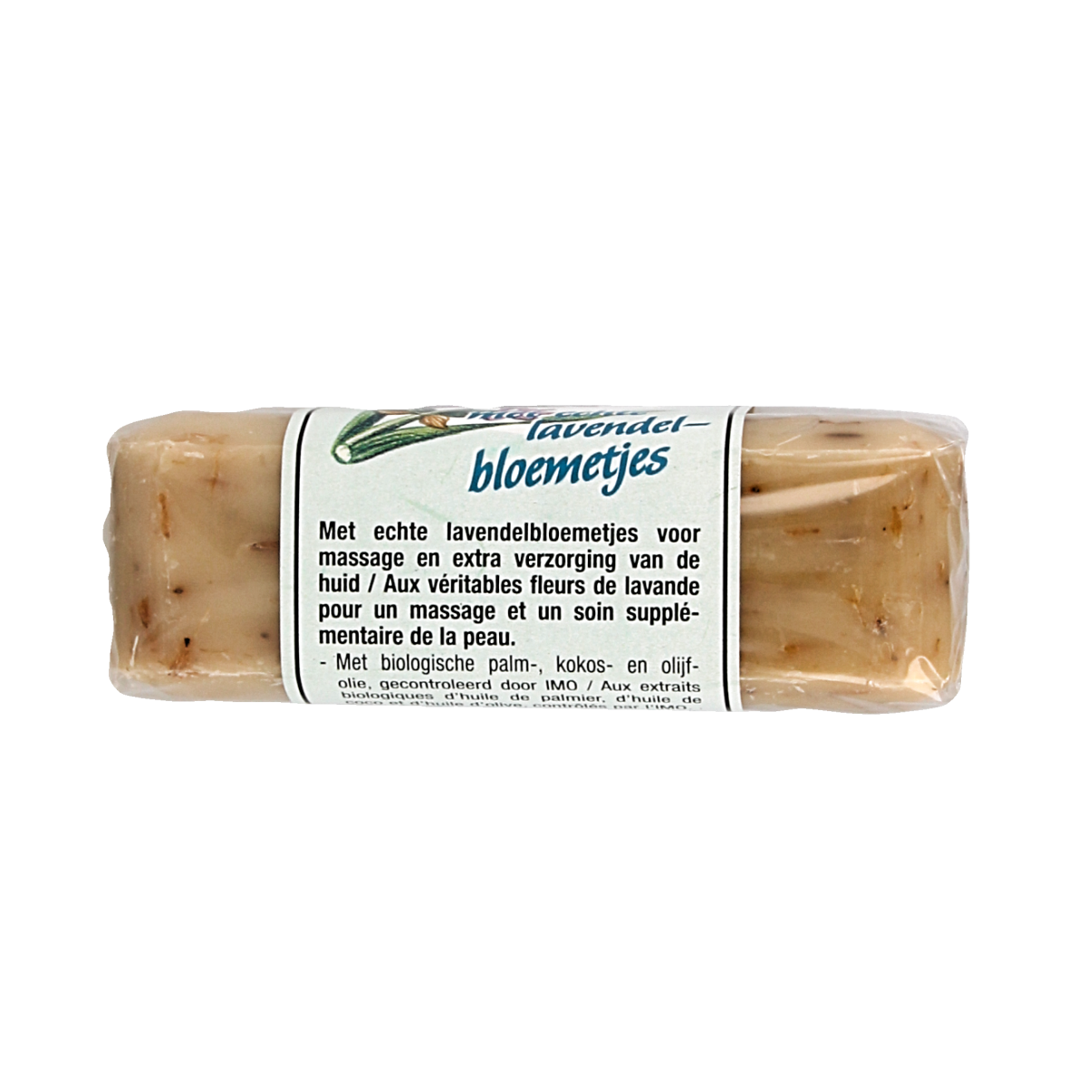Lavender and floral scented de Traay soap in a 250g bar, showcasing the soap with lavender flowers and floral accents.