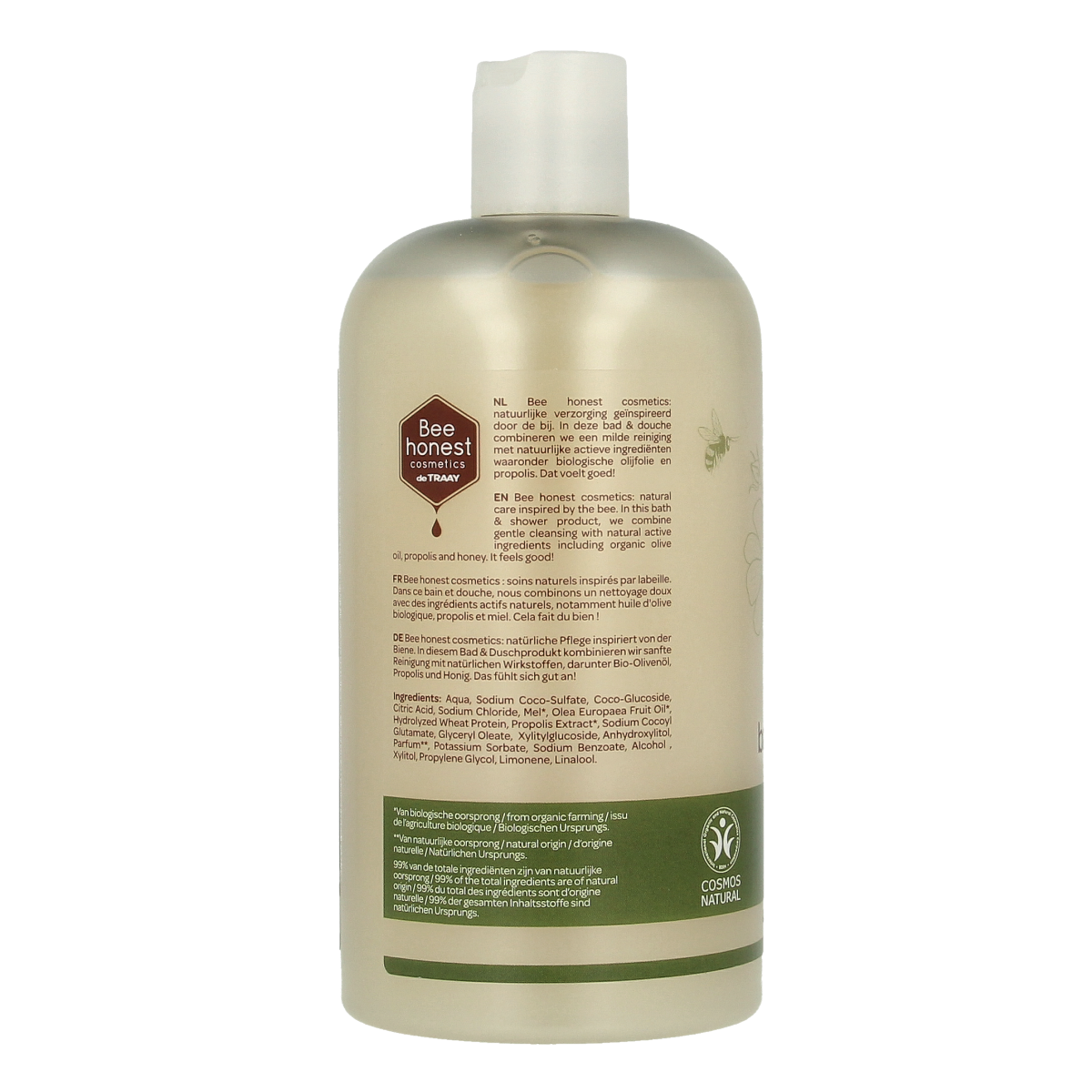 Traay Bee Honest bad en douche met olijf en propolis, 500 ml, natural health product with herbal ingredients.