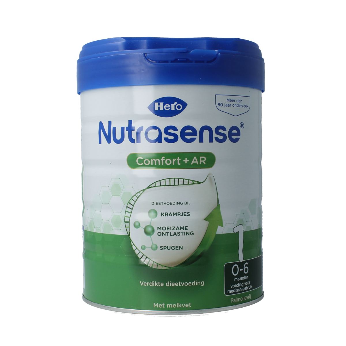 Hero Nutrasense Comfort+ AR baby and toddler formula, 0-6 months, 700g, milk-based infant nutrition with added comfort benefits.